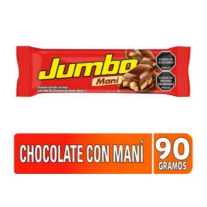 Chocolatina Jumbo Maní de 90 g