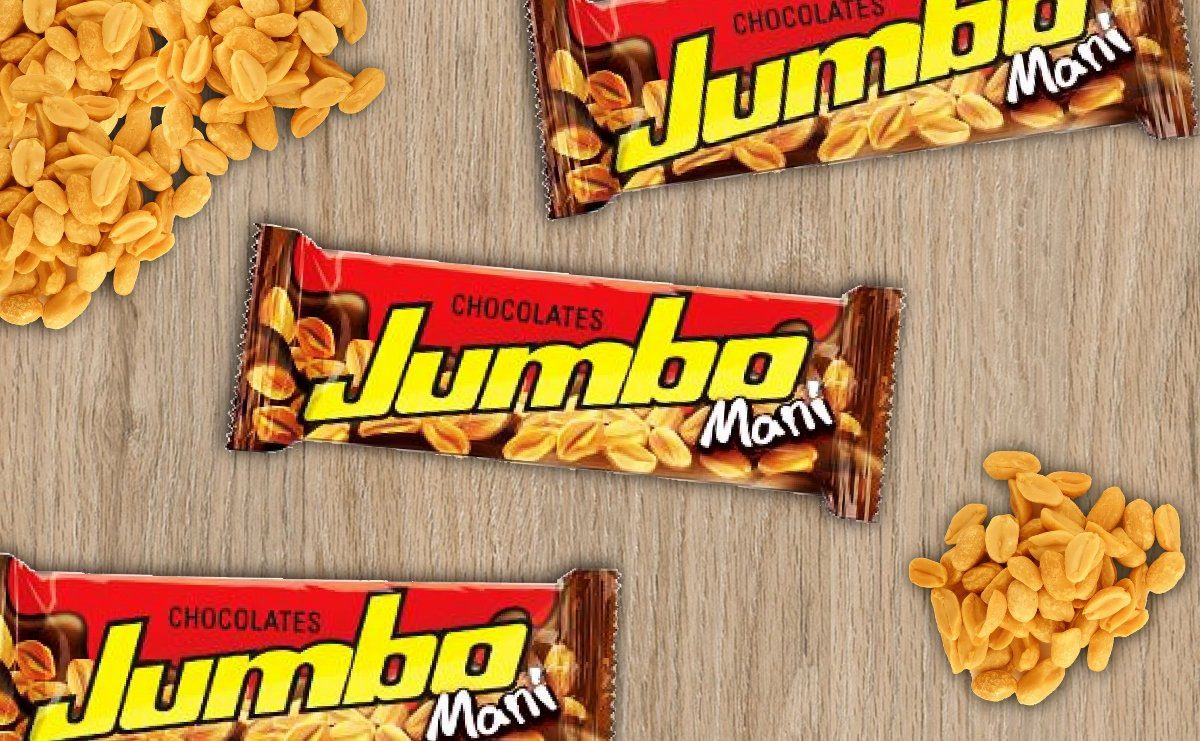 Chocolatina Jumbo Maní de 35 g - Imagen 2