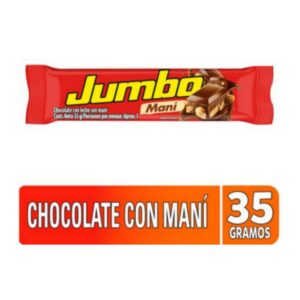 Chocolatina Jumbo Maní de 35 g
