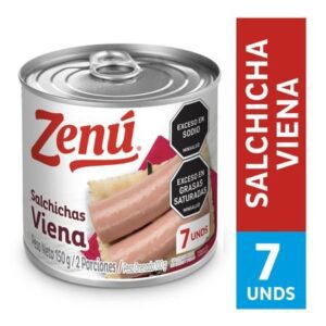 Salchicha Zenú en lata de tamaño personal, 150 gramos