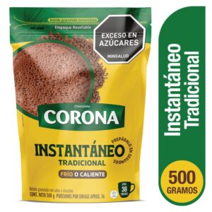 Chocolate CORONA tradicional (500 gr) instantánea