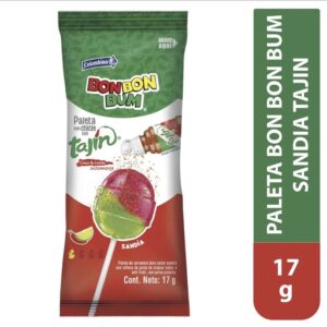 Paleta Bon Bon Bum Sandia Tajin x 17gr